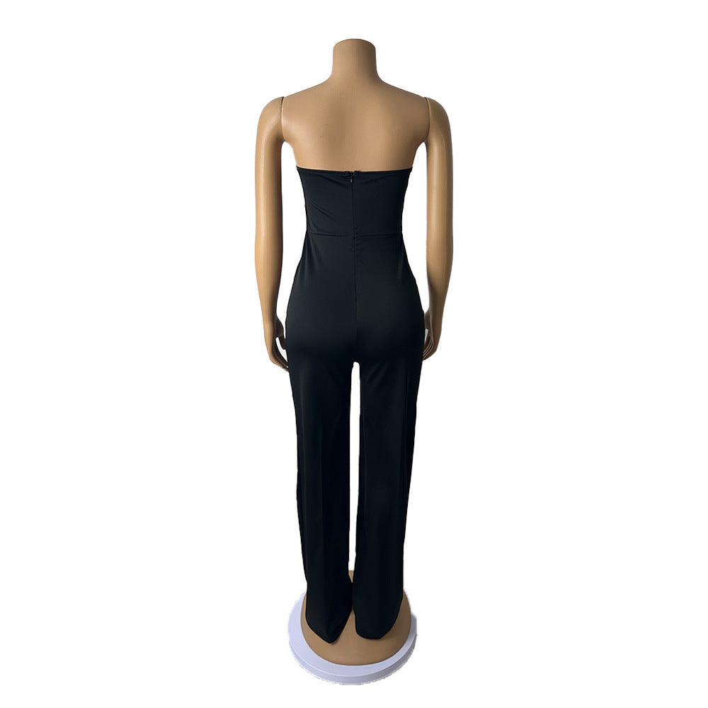 Women Party Button Jumpsuit 9