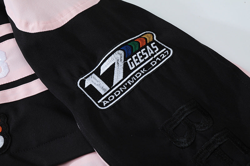 Men's detachable embroidered jacket 48