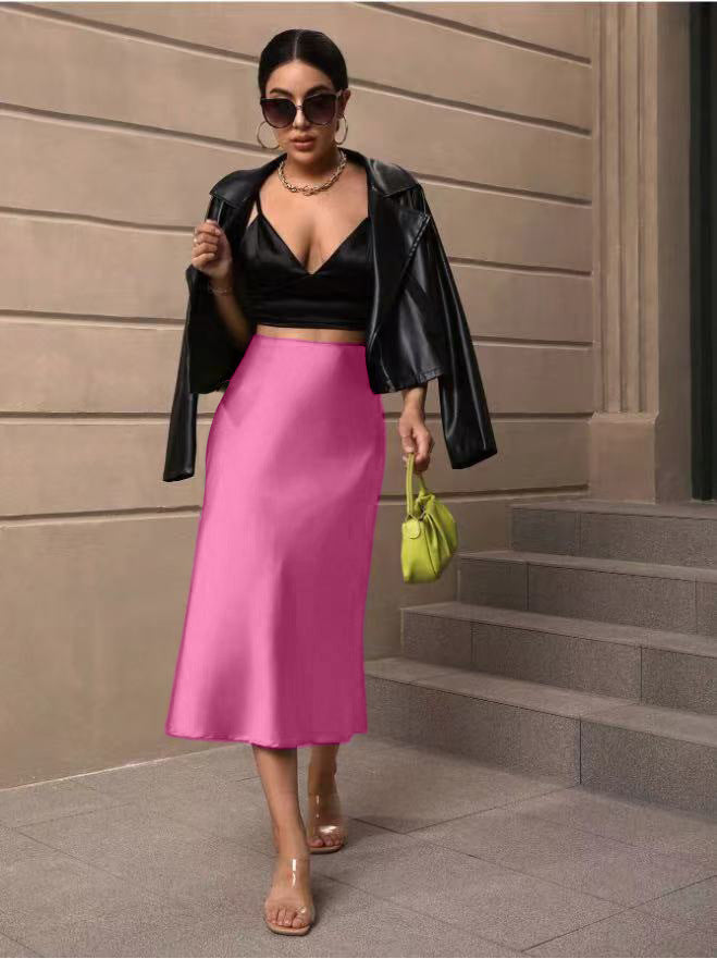 Women spring and summer bodycon fishtail skirt 16