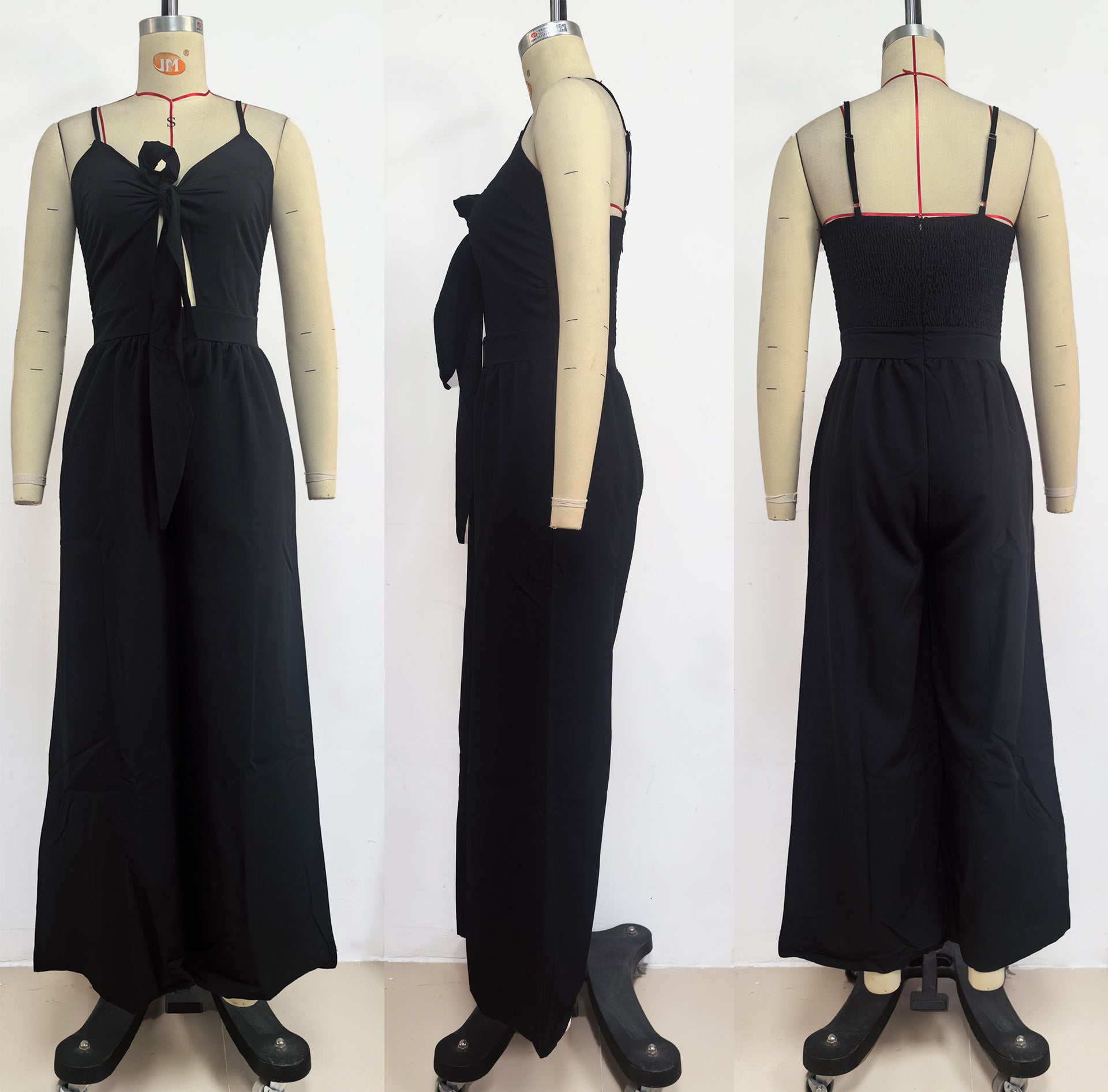 Women casual lace strap jumpsuit 5