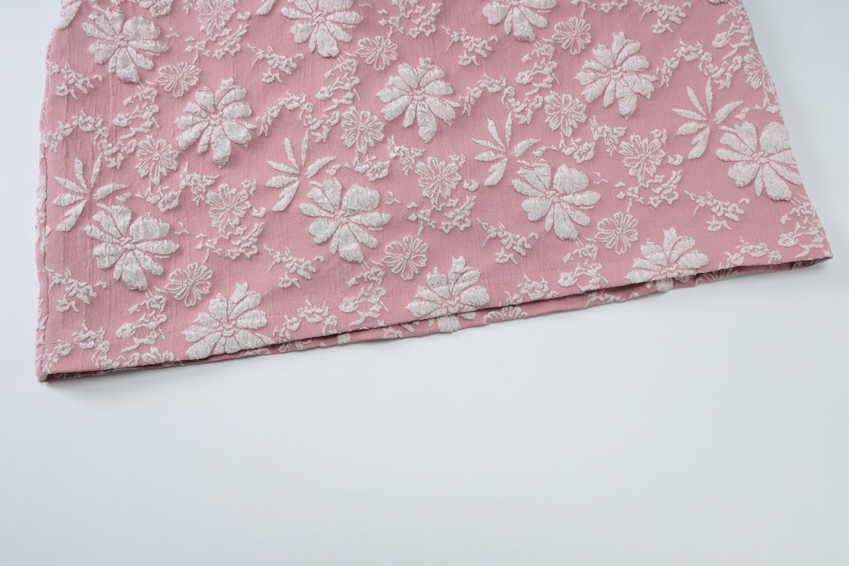 Women floral hollow Lace-Up Mini Strap Dress 12