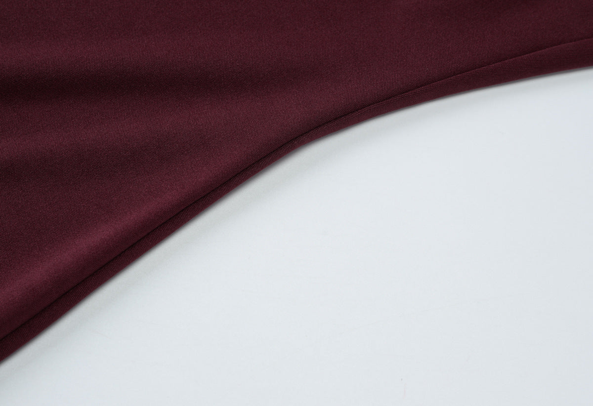 Women's Spring Summer Fashion Square Neck Sleeveless Slim Waist Slim Long Dress 15