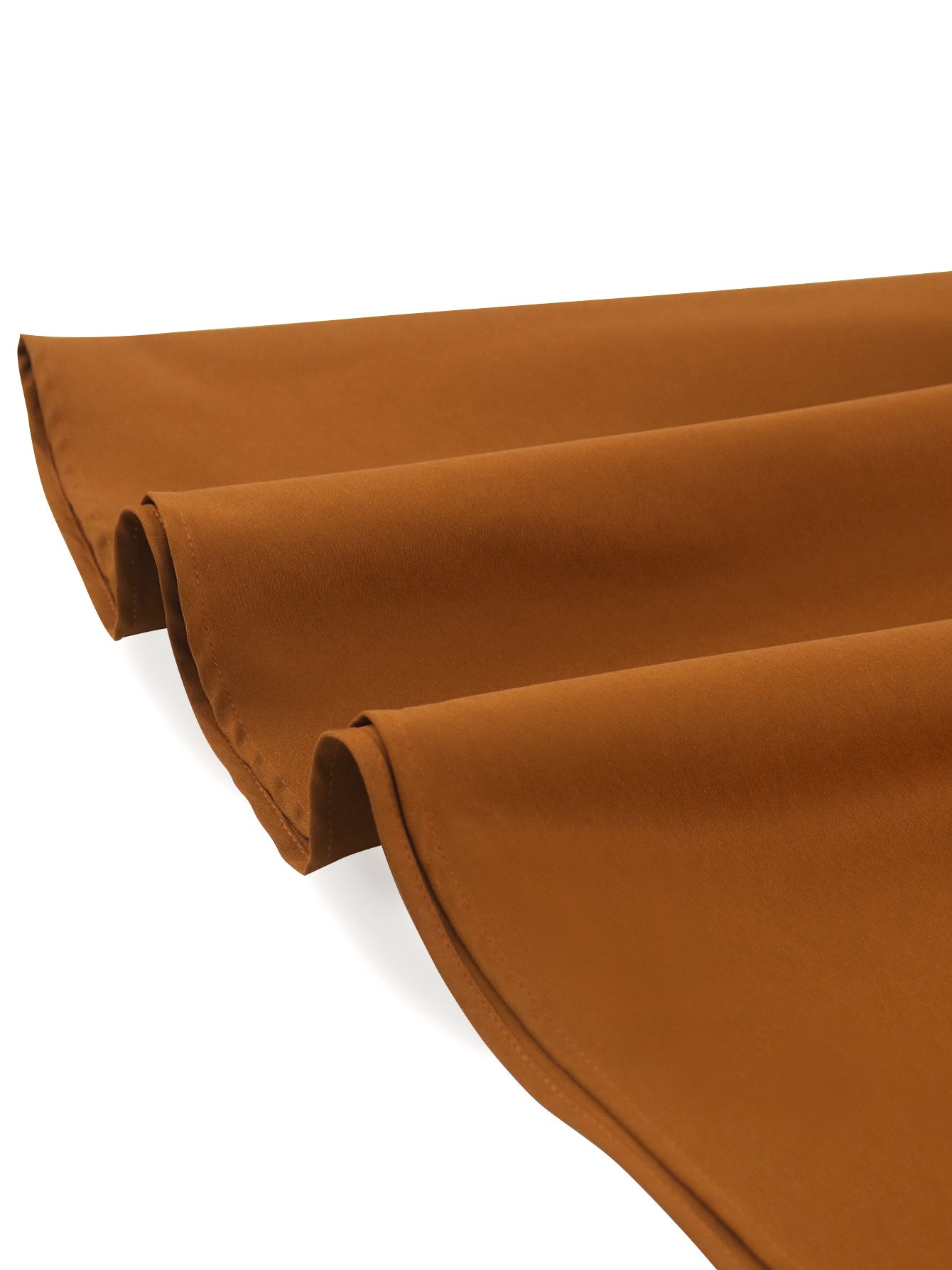 Plus Size Turned-Down Collar Lace-Up Bow Decoration A-Line Dress 16