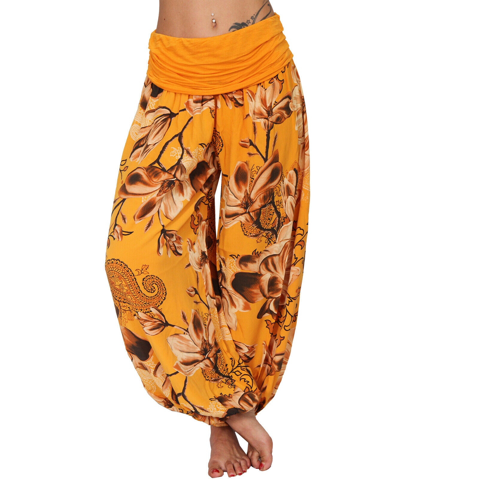 Women Printed Casual Wide-Leg Pants 31