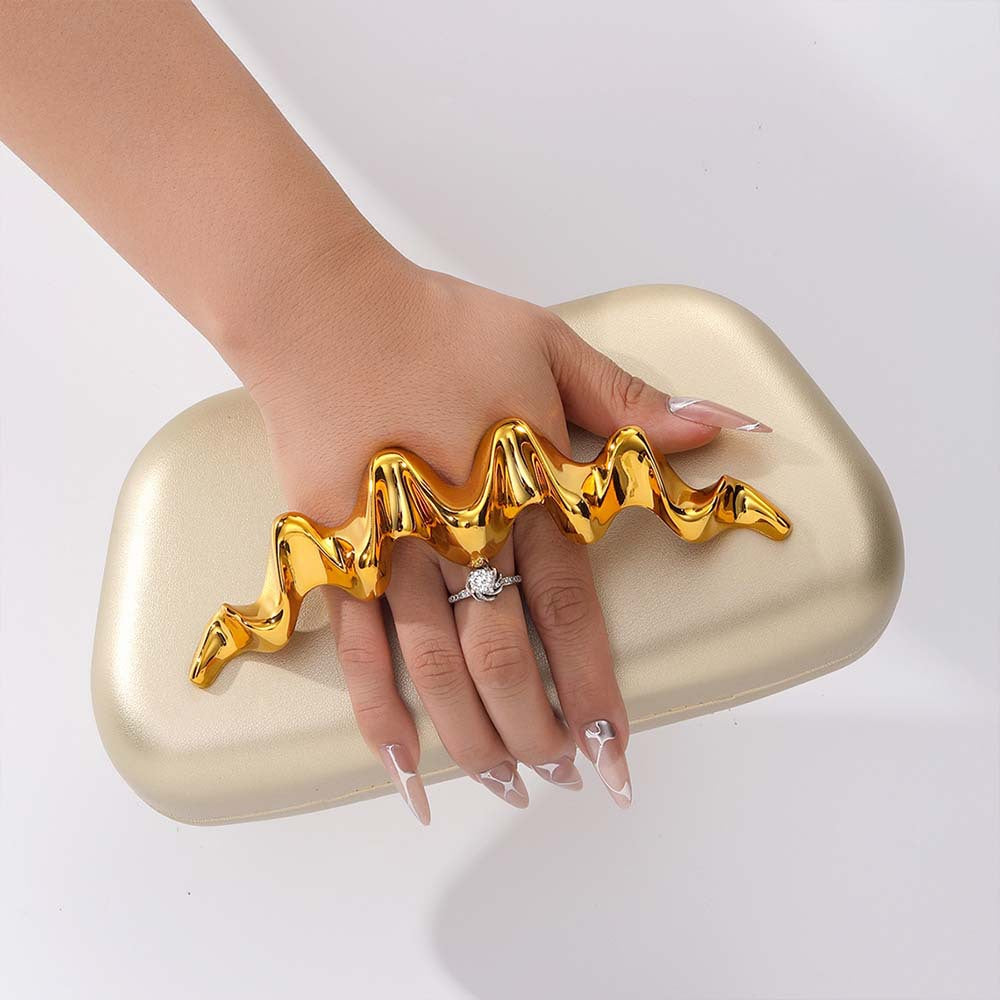 Women's Shoulder/Crossbody Bag Unique PU Wristlet Clutch for Wedding & Evening Party 5