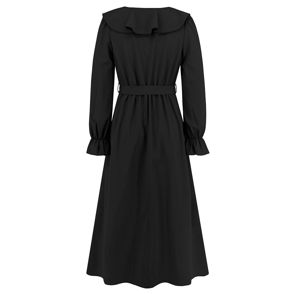 Women ruffled irregular dress 28
