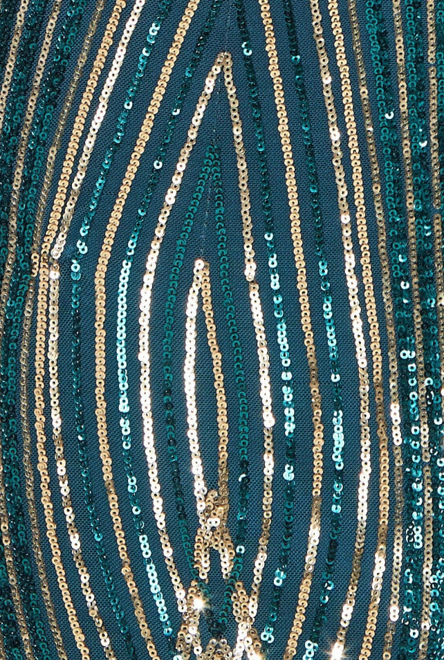 Women Sequin Elegant Formal Party Evening Dress 6