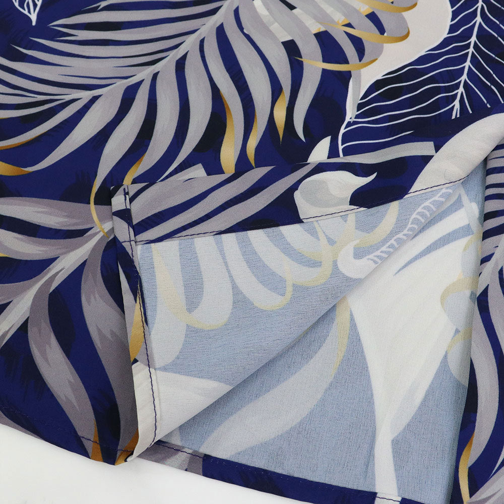 Women Printed Short Sleeve Beach Casual Shirt Long Dress 11