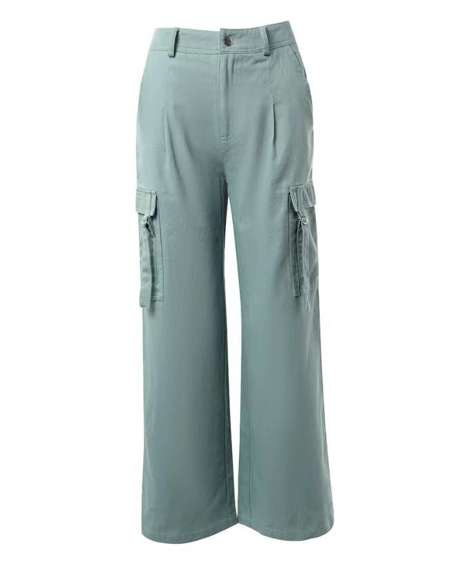 Women American Cargo Casual Straight Pants 7