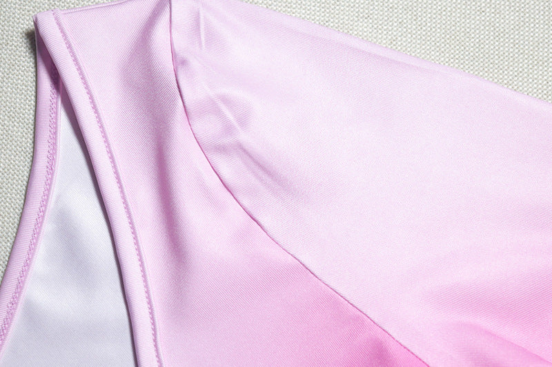 Sexy Round Neck Gradient Print Long Sleeve Slim Bodycon Women Dress 18