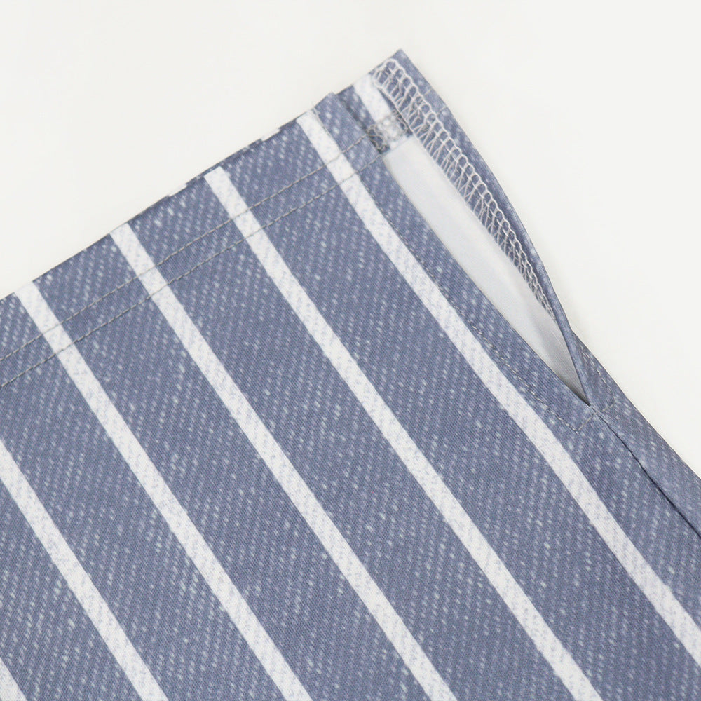 Women Sleeveless Turndown Collar Vest Top and Pencil Pants Two-Piece Set 20