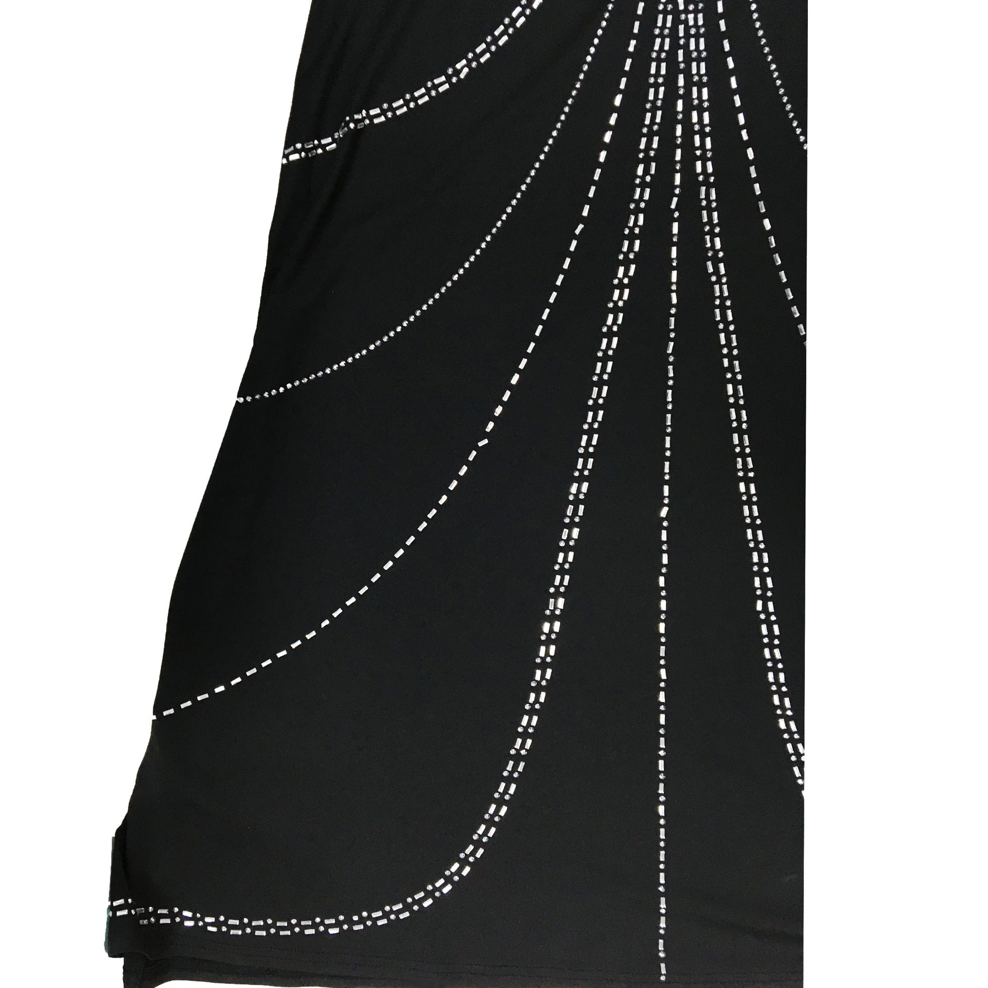 Fashion Ladies Solid Color Camisole Sleeveless Beaded Low Back Maxi Dress 28