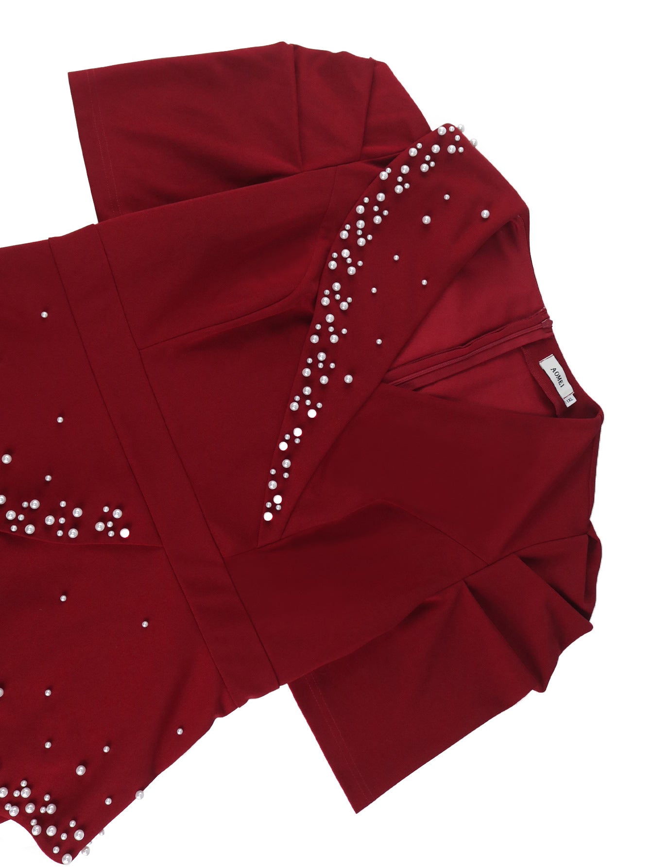 Women Beaded Ruffle Party Bodycon Dresses 9