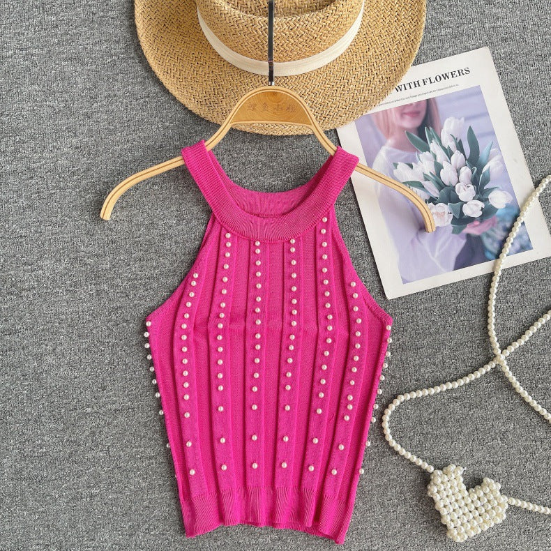 Women Sexy Off-Shoulder Halter Neck Camisole