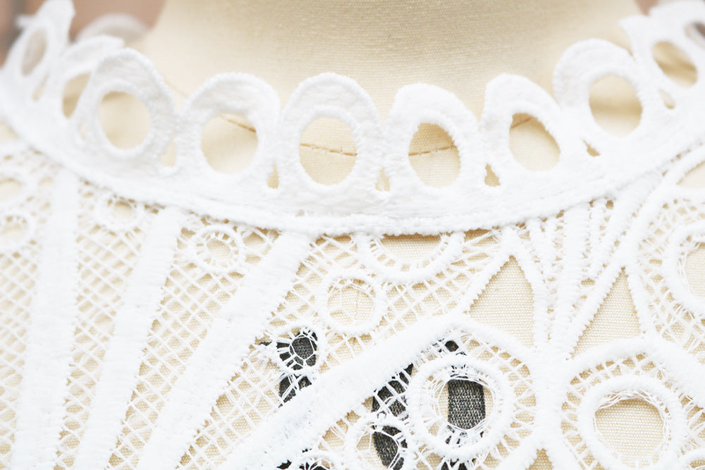 Solid Lace Patchwork Summer Chic Slim Fit Jumpsuit 20