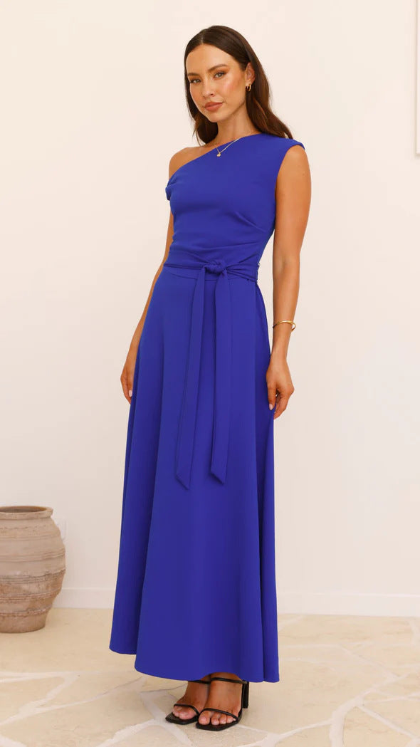 Women's Eelegant Sleeveless Solid Color Long Dress 29