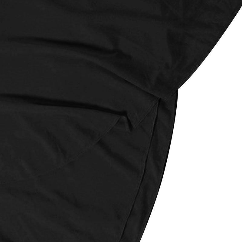 Asymmetrical Halter V-Neck Low Back Dress 26