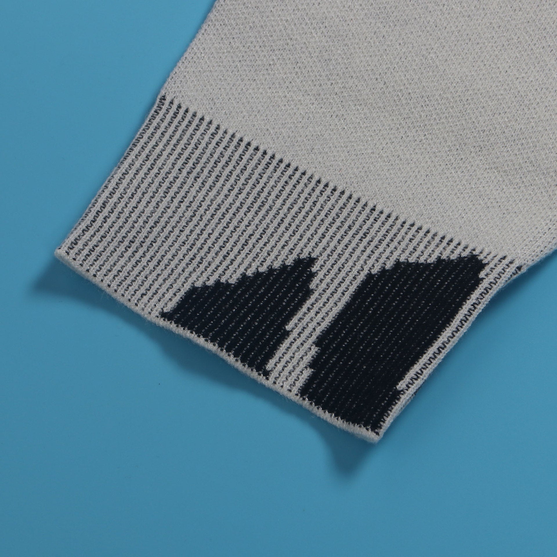 Sexy Leaf V-Neck Pullover Long-Sleeved Sweater Two-Piece Set 49