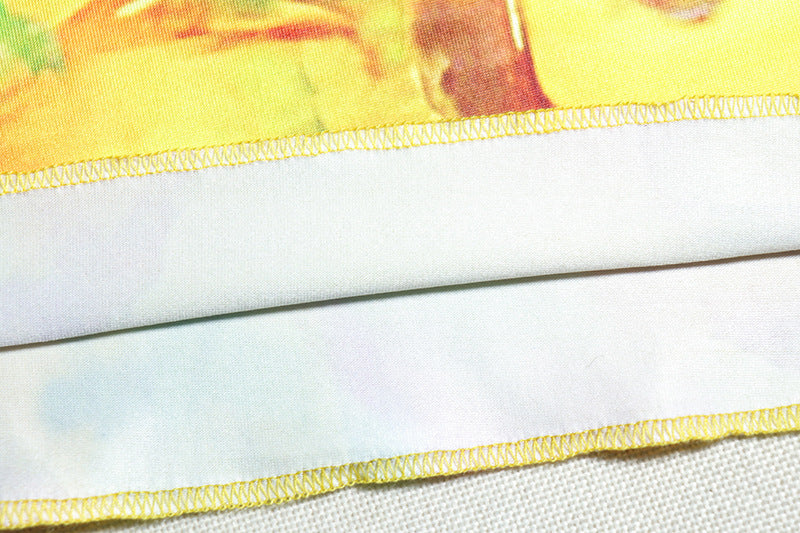 Women printed sexy Halter Neck sleeveless Bodycon dress 15