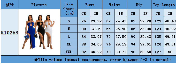 Women's Irregular Slit Maxi Sexy Low Back Cutout Dress 11