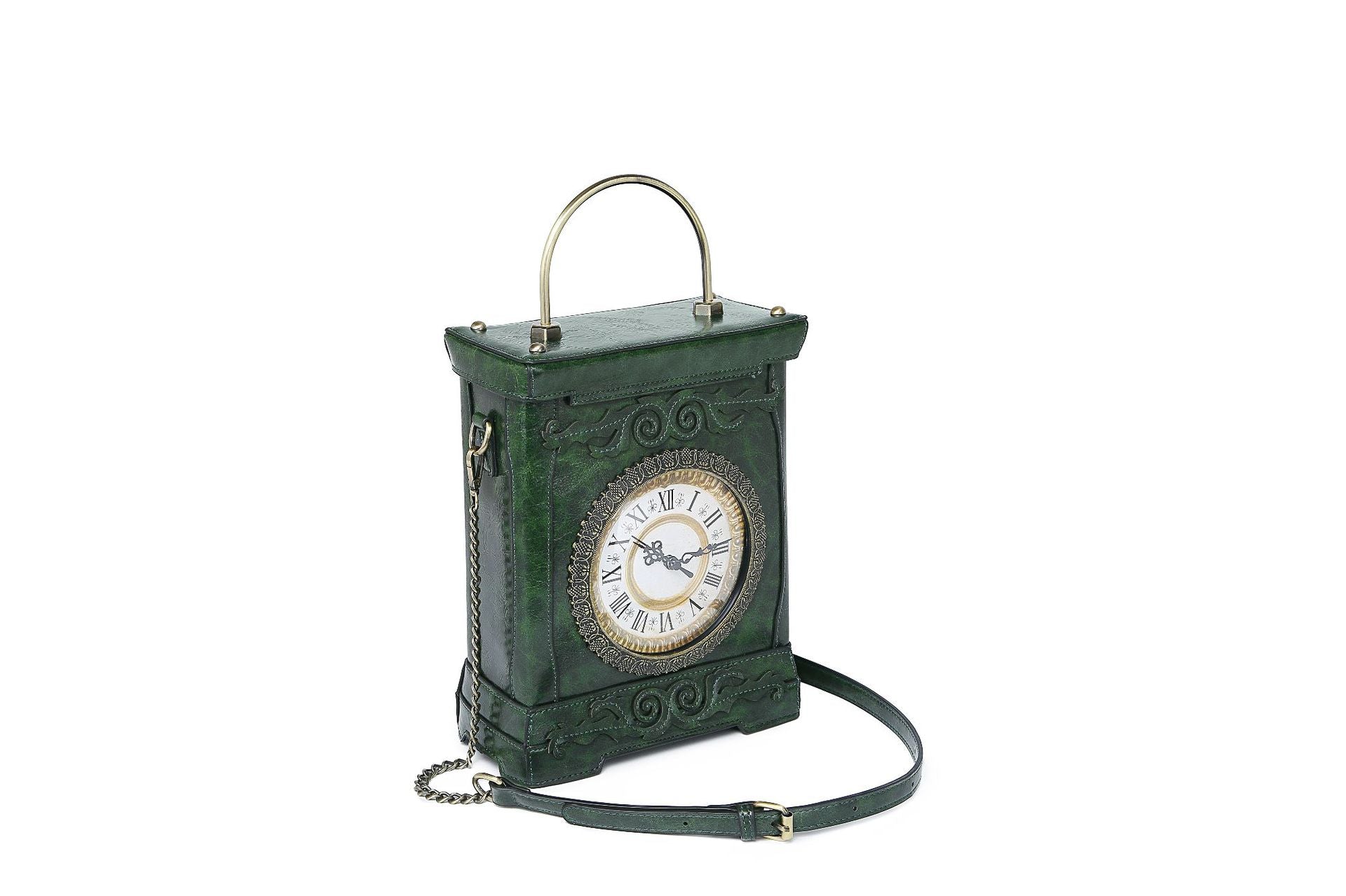 Women Style retro handbag crossbody clock small square bag 13