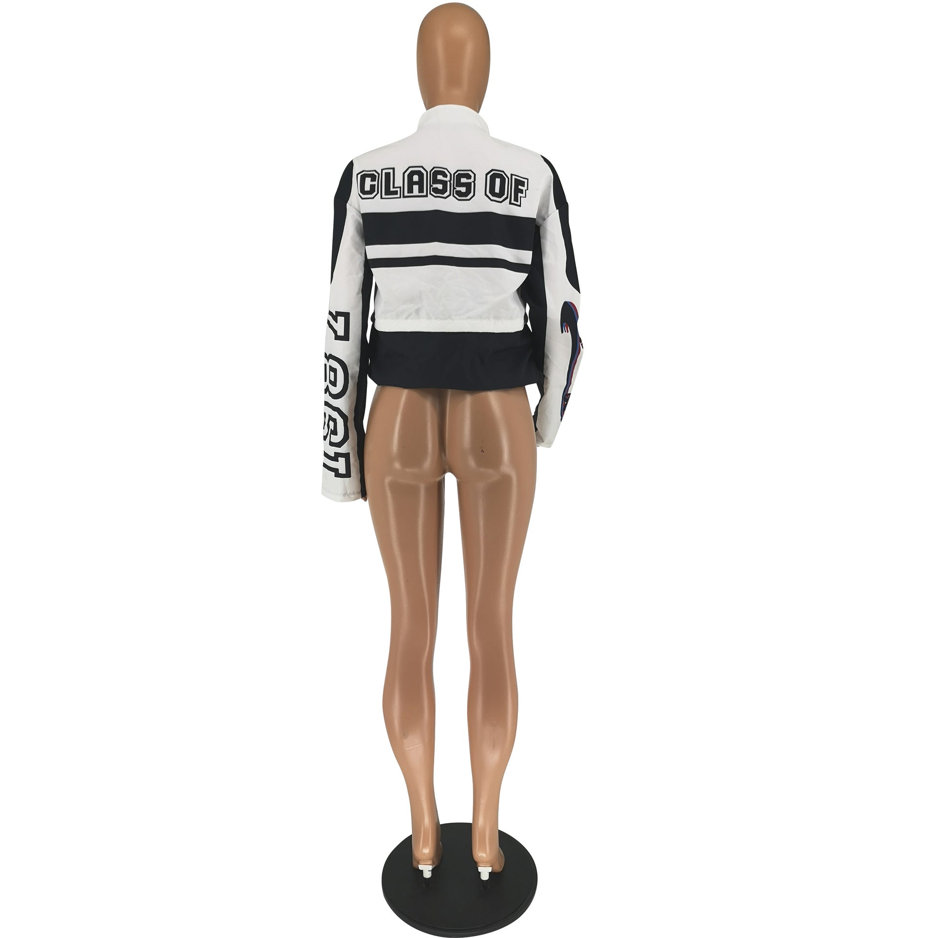 Women's Autumn And Winter Printed Sports Long Sleeve Two-Piece Skirt Set 15