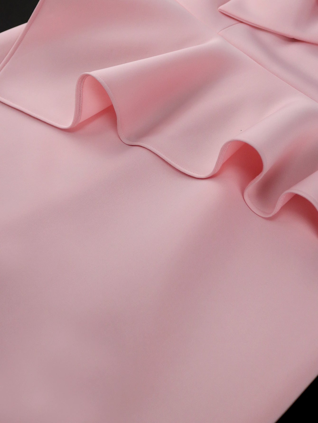 Spring And Summer Sexy Bow Formal Party Dinner Ruffle Bodycon Dress 7