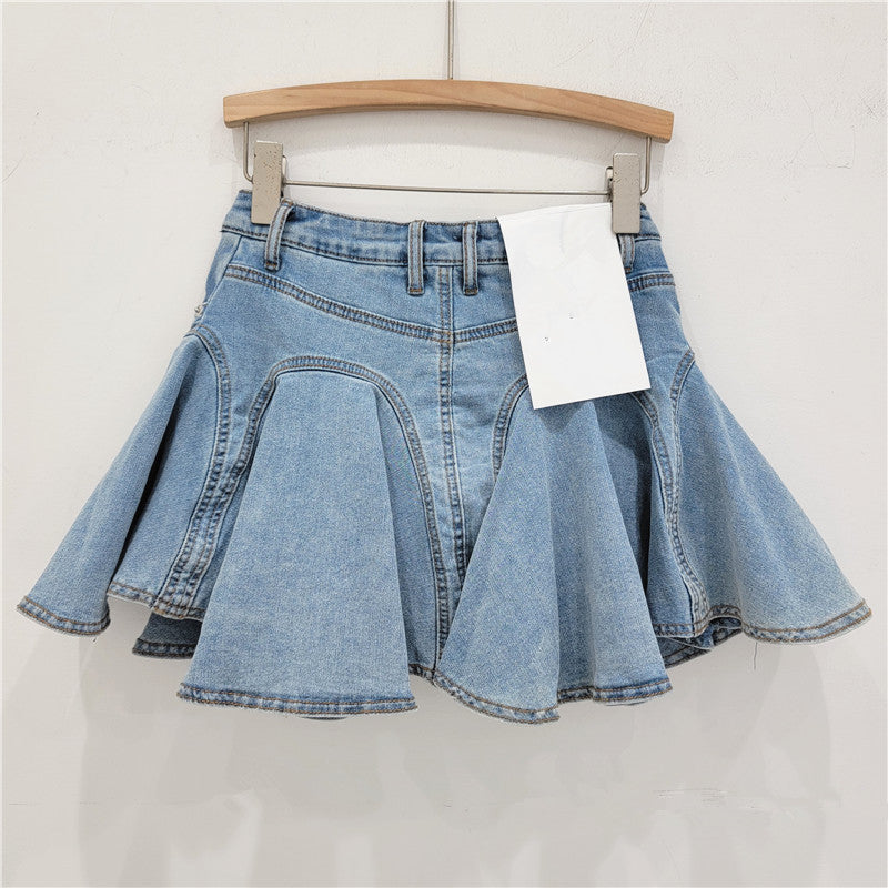 Women Summer Ruffle Skirt 8