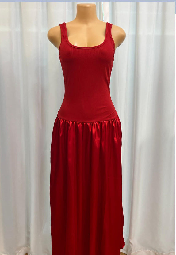 Women Patchwork U-Neck Sexy Dress 4