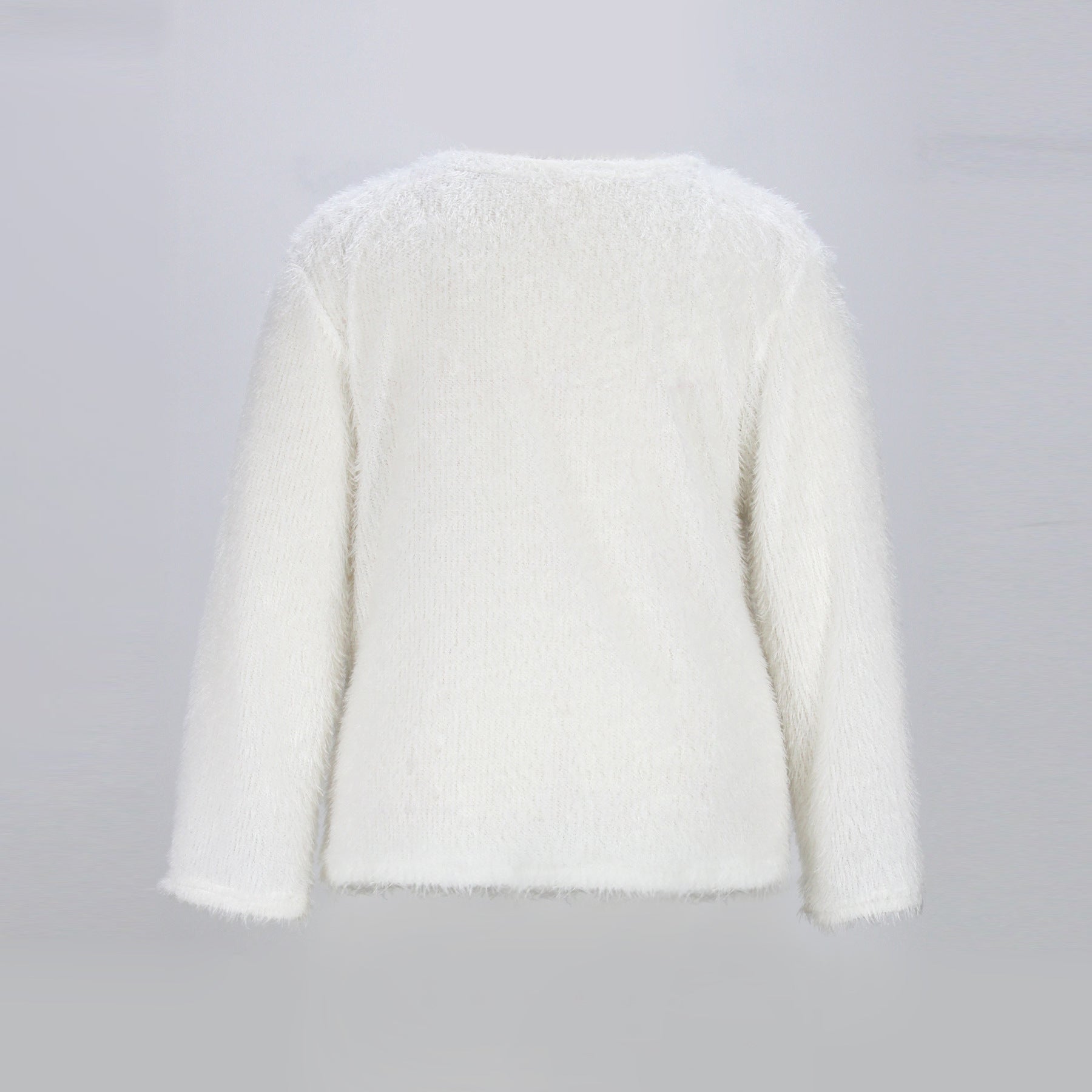 Women's Autumn And Winter Sweater Long Sleeve Fluffy Women's Pullover Knitting Shirt 4