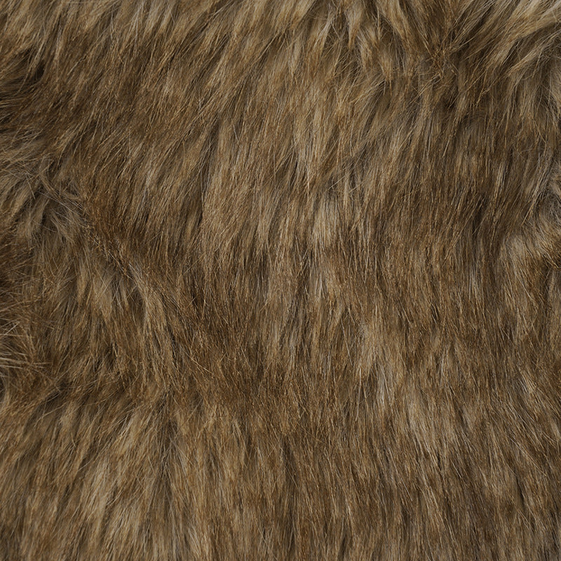 Women sexy fur solid shorts 17