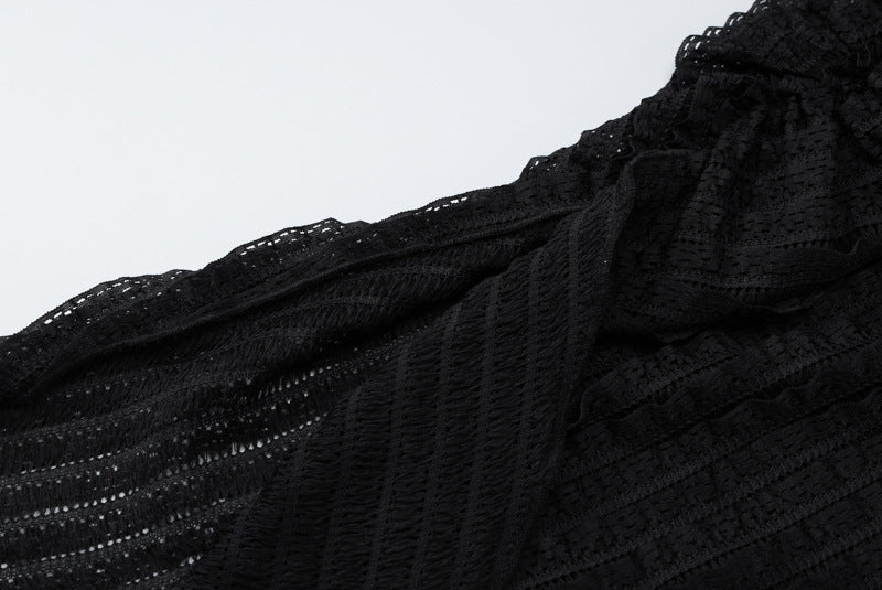 Sexy Hollow Low Back Sleeveless High Slit Bodycon Long Dress 14