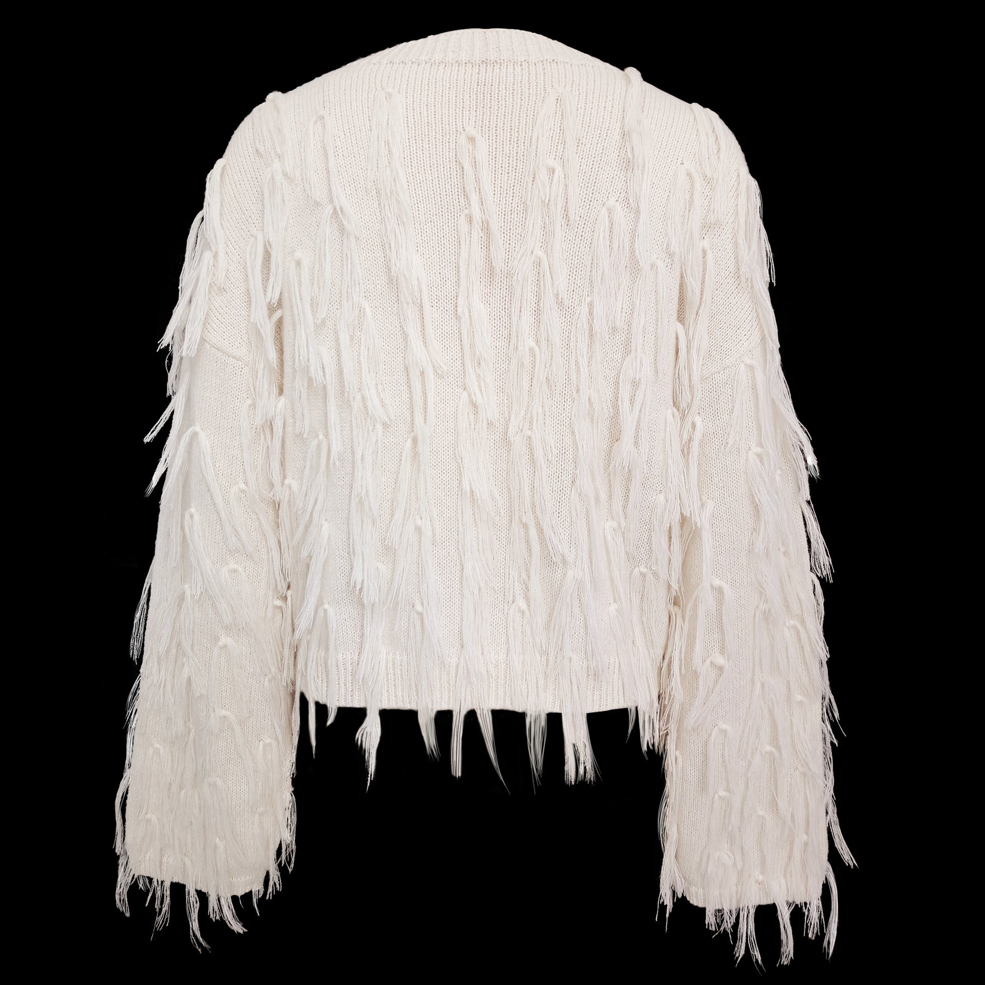 Women's Fall Winter Loose Fringe Fashion Casual Top Sweater 16