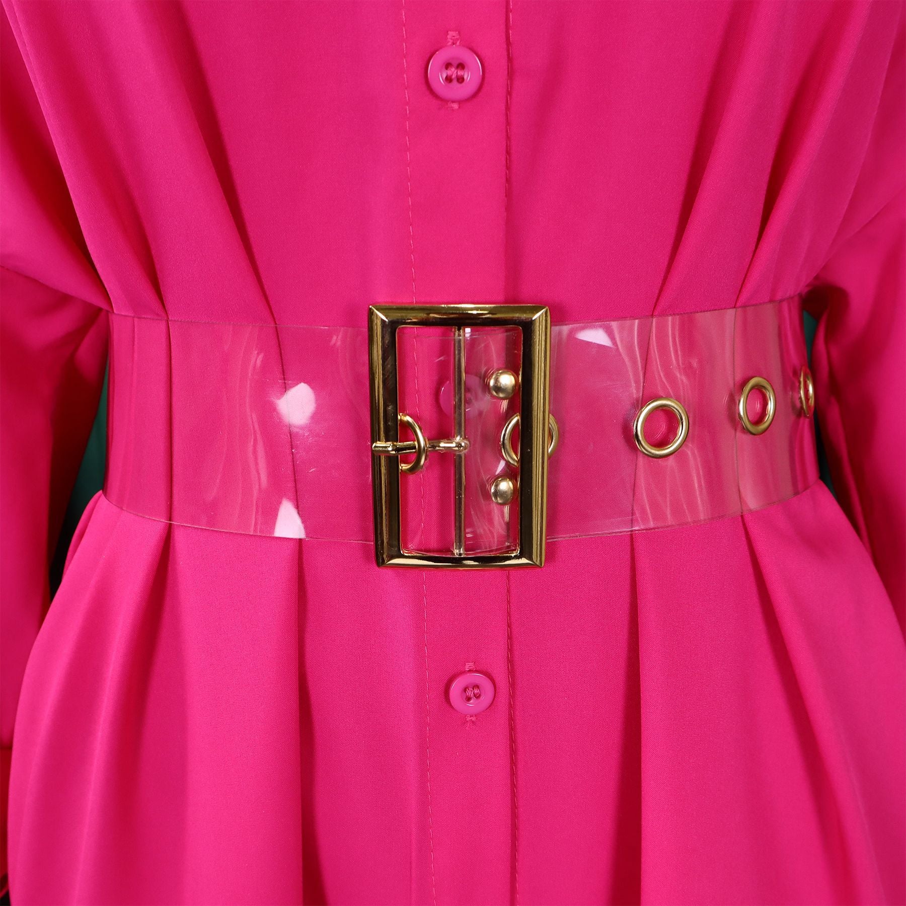 Women's Turndown Collar Solid Color Fashion Loose Casual Button Irregular Shirt Dress 24