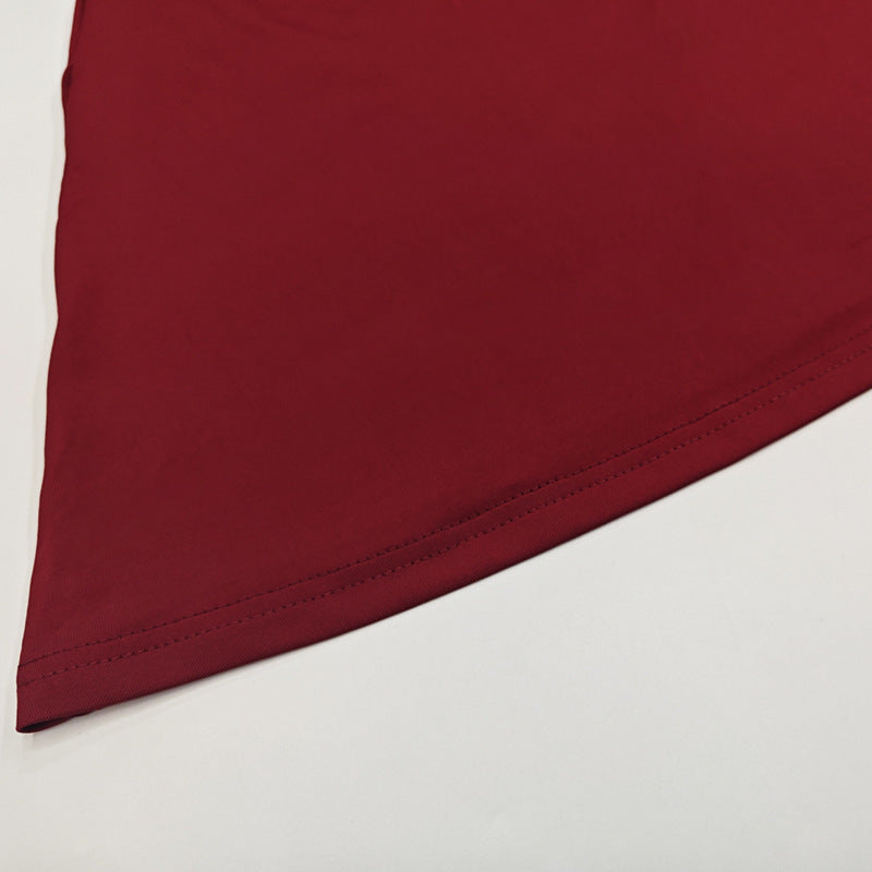 Women Sexy Halter Neck Backless Pile Neck Dress 33