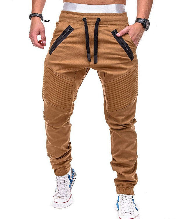 Men's Casual Tether Elastic Sport Zip Pant 11
