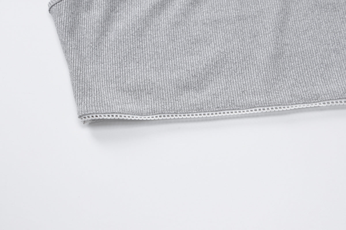 Women summer sexy Crop Top and skirt two-piece set 14