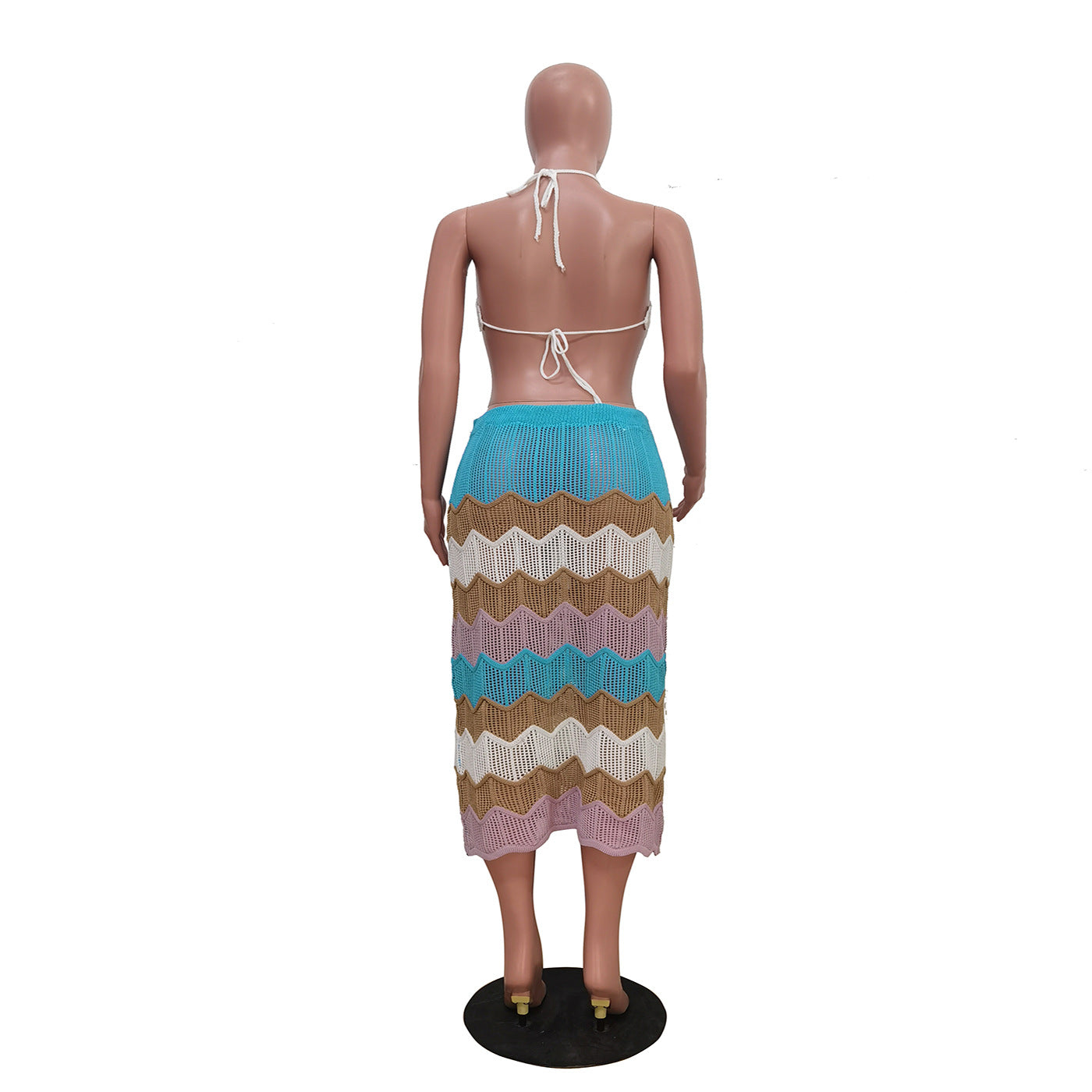 Casual Beach Bikini Cover-Up Colorful Women's Skirt 11