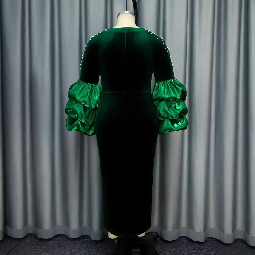 Women Beaded Party Dress 4