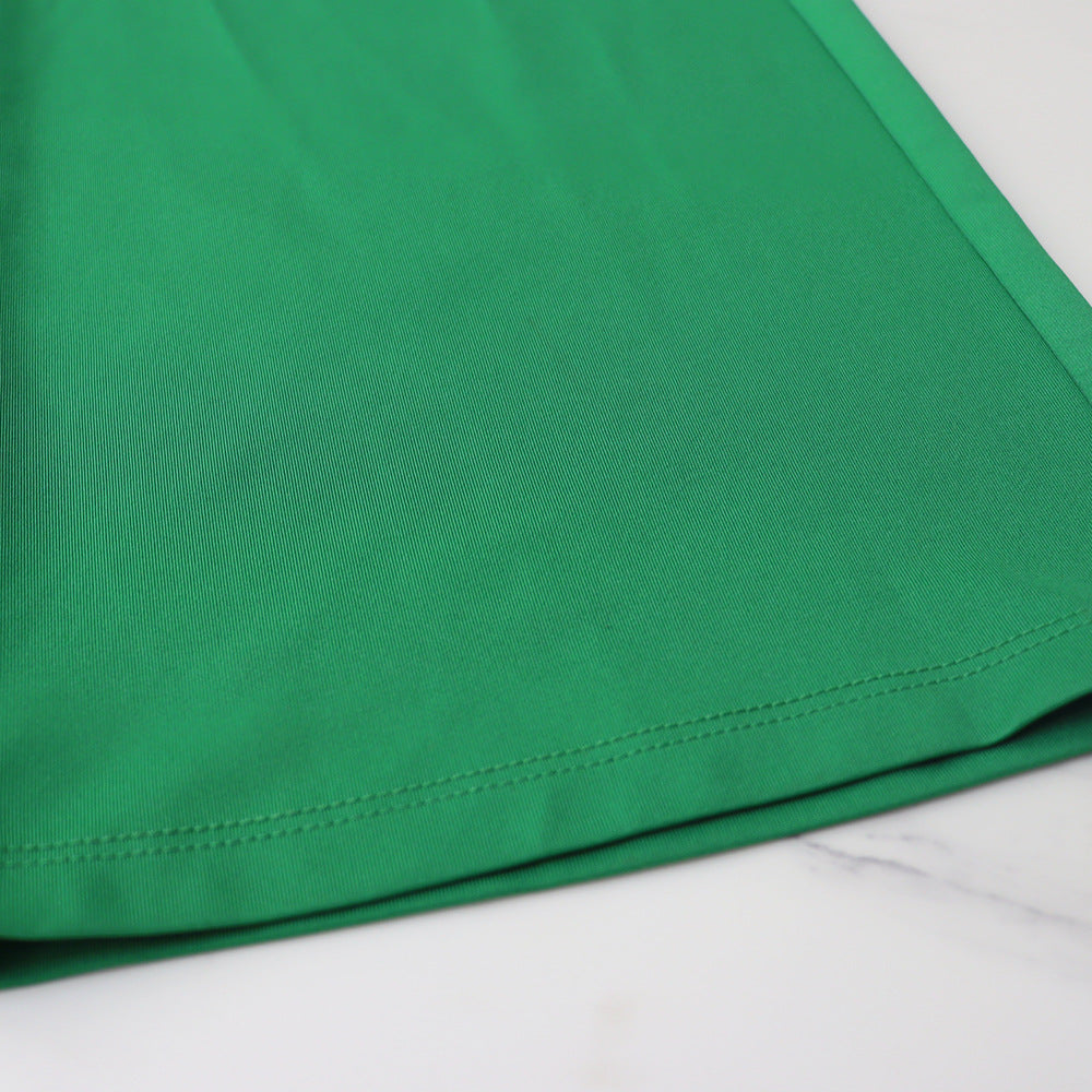 Summer Sleeveless Low Back Solid Color High Waist Strap Straight Jumpsuit 16