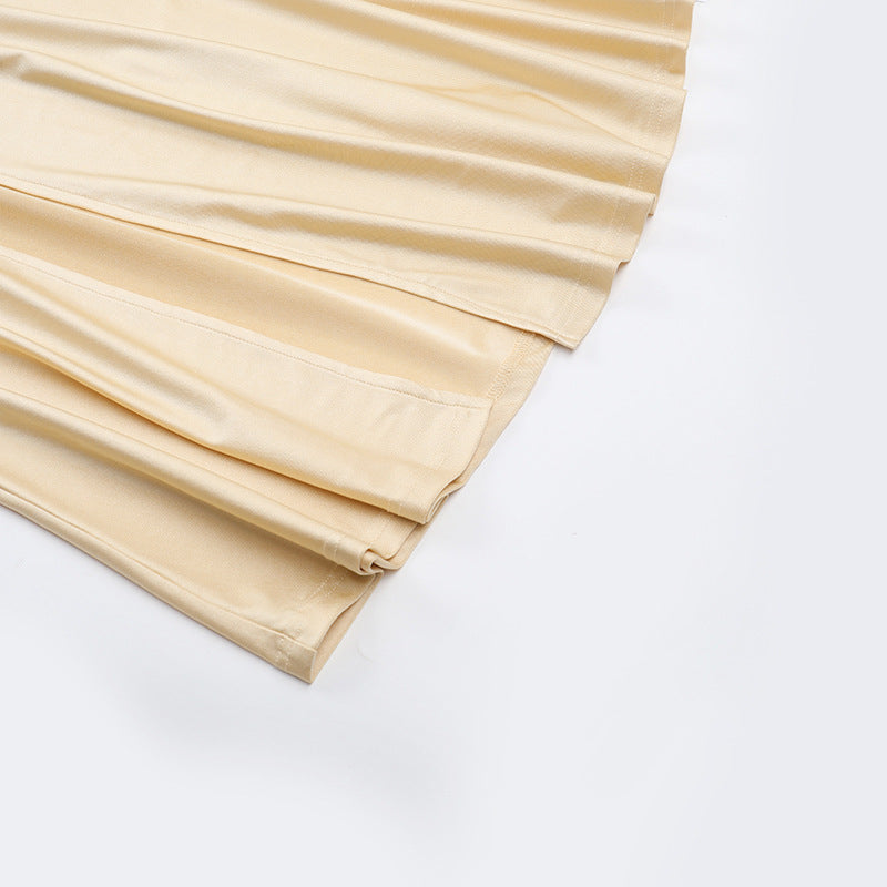 Strap Sexy Slit Fishtail Women Chic Slim Long Dress 10