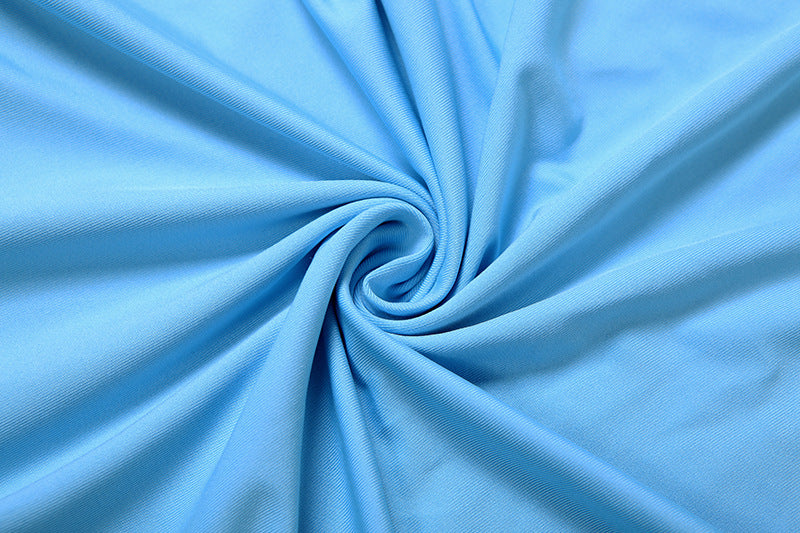 Women Fall Sexy Strapless Suspender Pleated Irregular Slit Dress 16