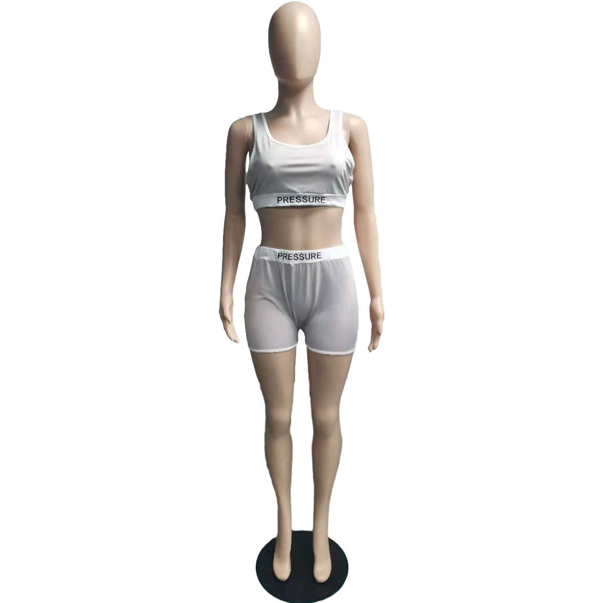 Women's Fashion Casual Sexy Letter Print Two-Piece Swimsuit Set 28