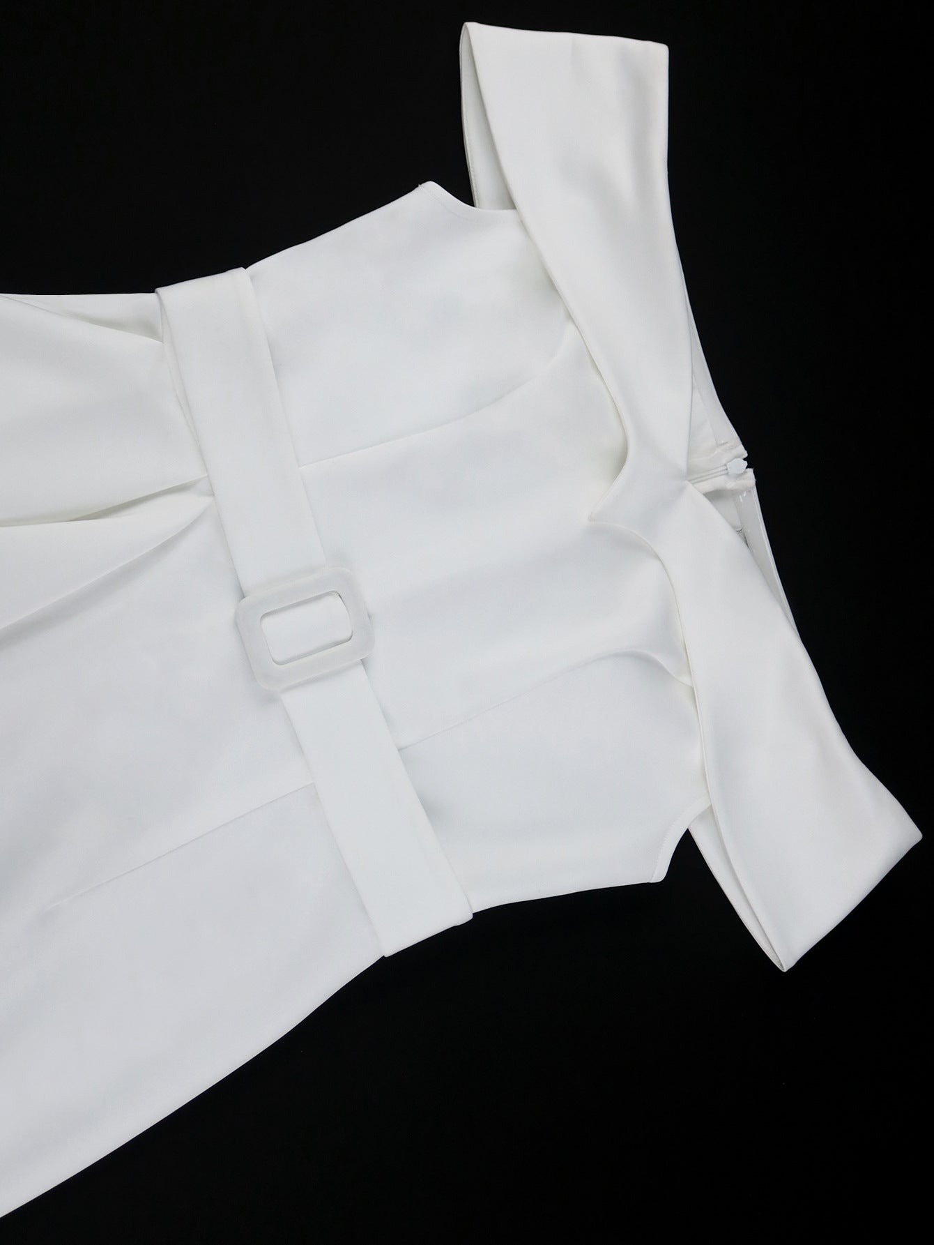 Sexy V-Neck Off-Shoulder Ruffle Slim Elegant Bridesmaid Dress 14