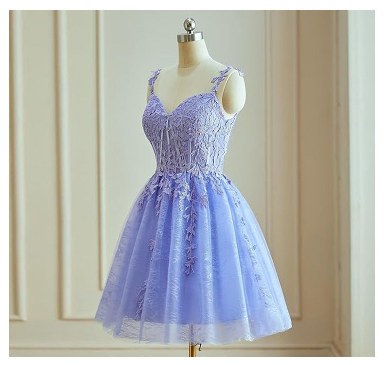 Women suspender sexy Formal Party evening dress（Processing time need 3-6 days） 10