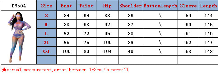 Women's Sexy Dollar Print Mesh Long Sleeve Jumpsuit 12