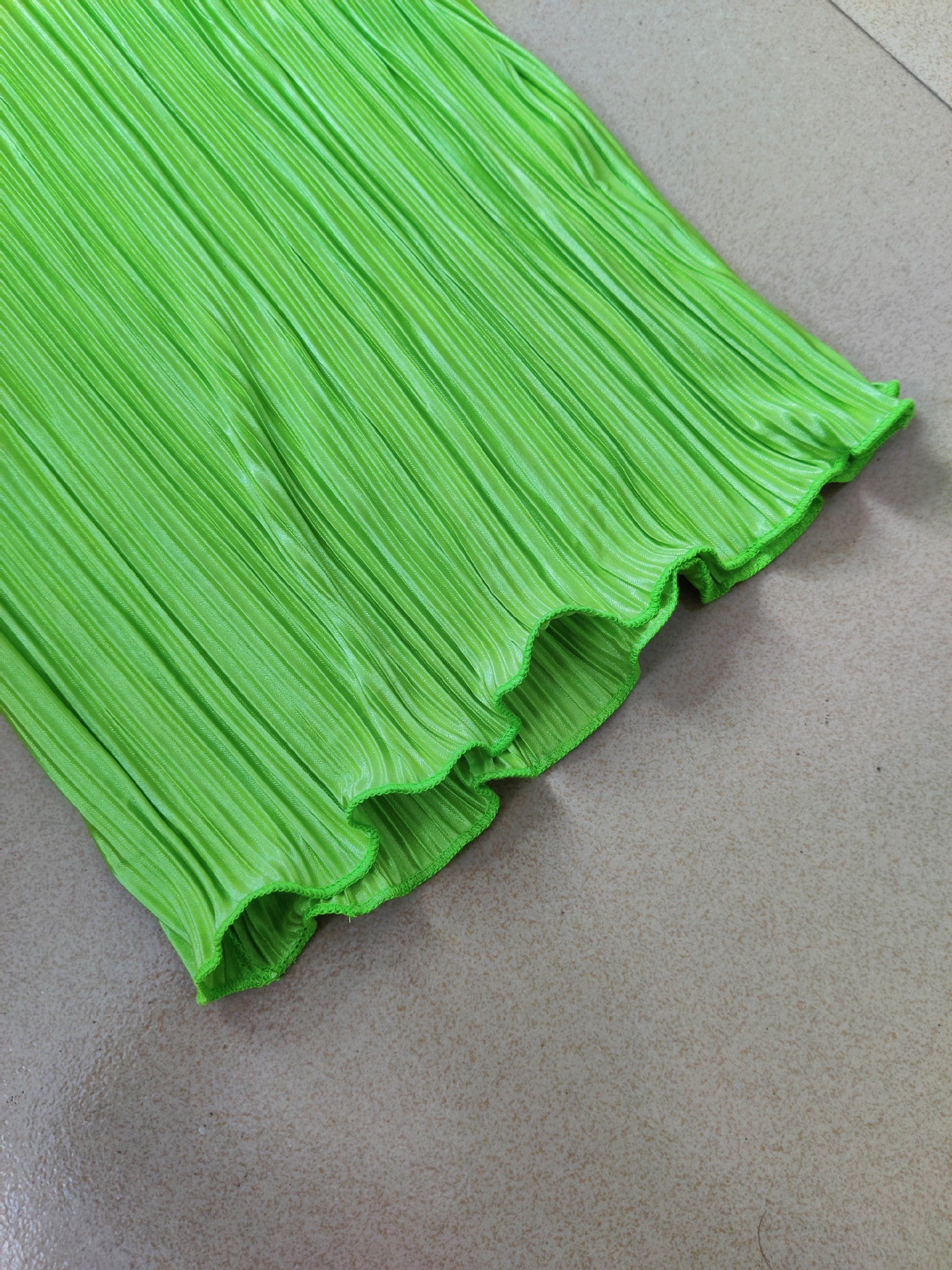 Women's Pleated Spring And Autumn Trousers Elastic Waist Loose Pants 11