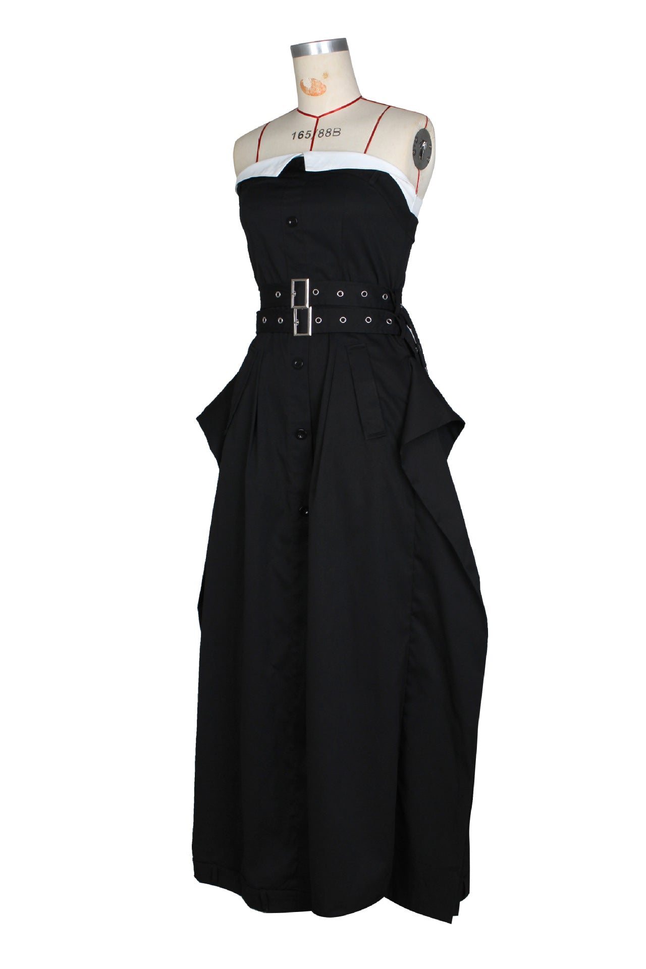 Women Sleeveless Wrap-On Belted Dress 13