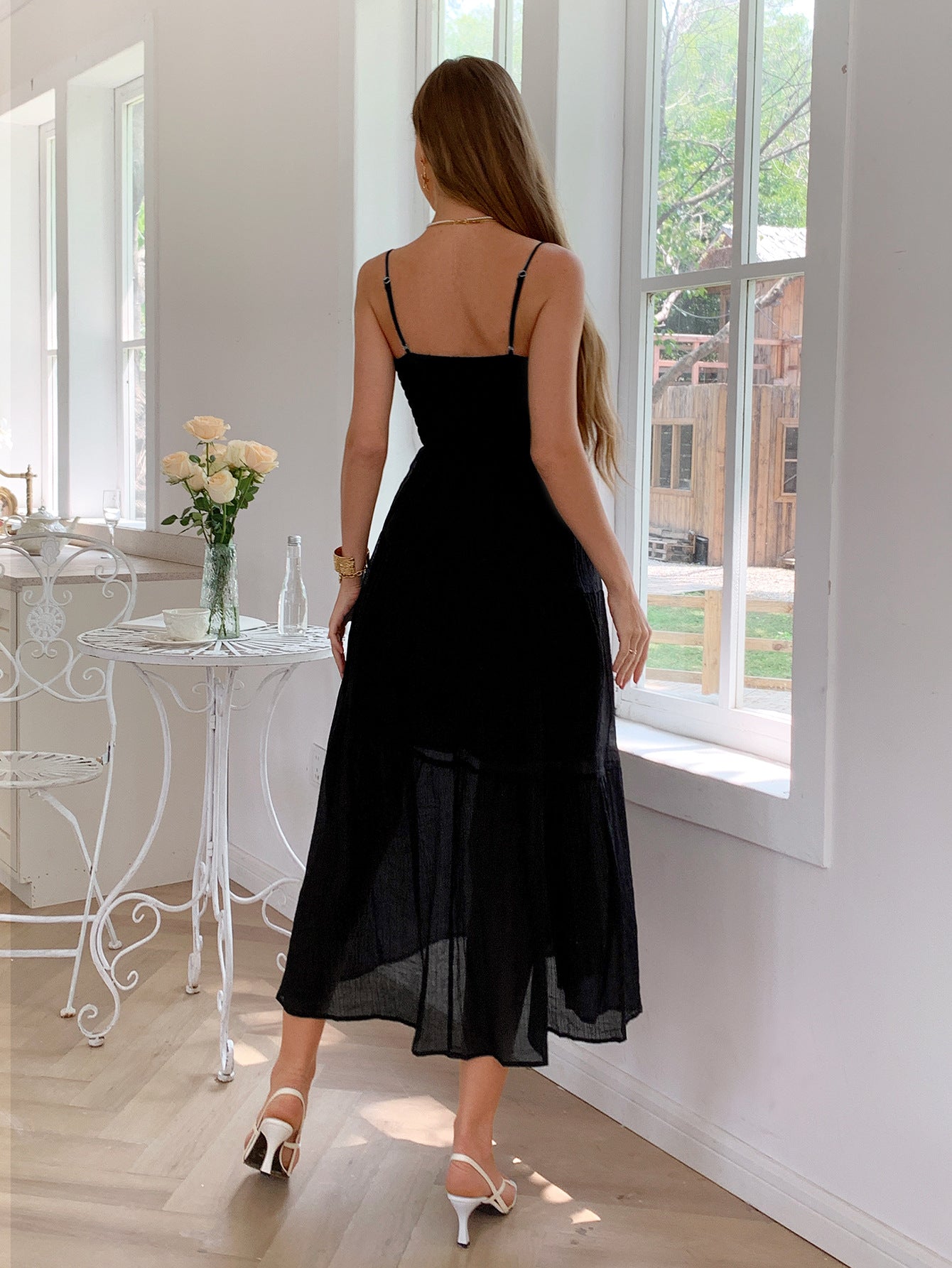 Spring/Summer Women's Holidays Casual Strappy Beach Dress 13