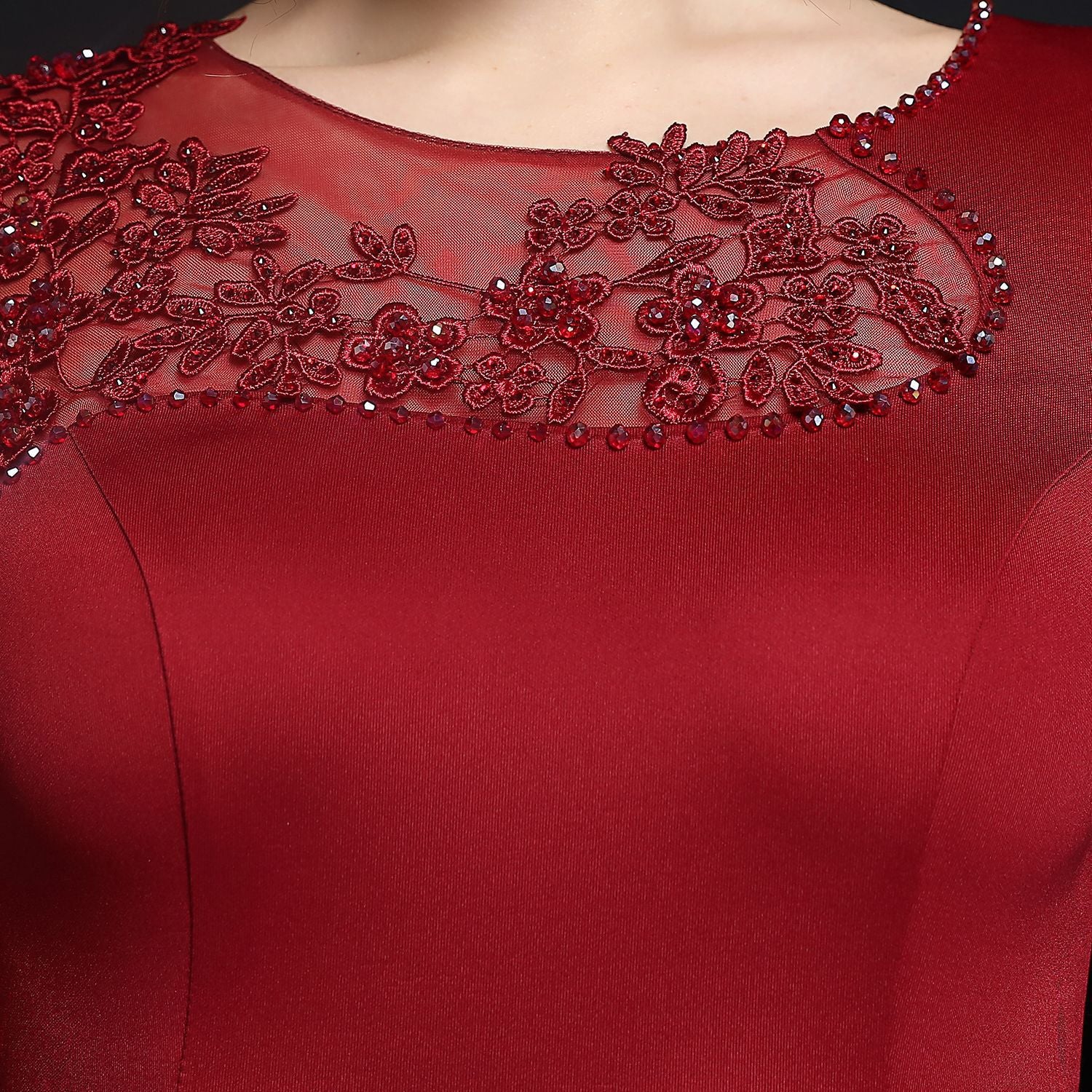 Summer Half Sleeve Mermaid Evening Dress 26